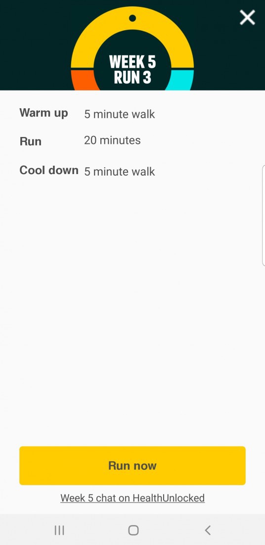 couch to 5k bike