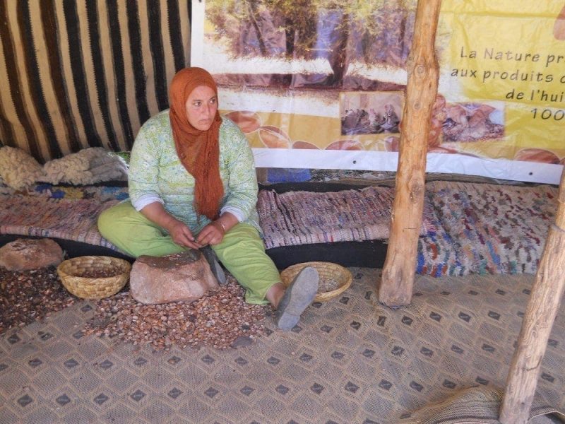 Women's argan oil cooperative in Morocco