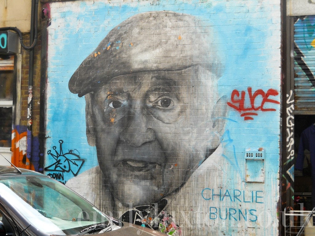 Bacon Street Charlie Burns portrait Brick Lane