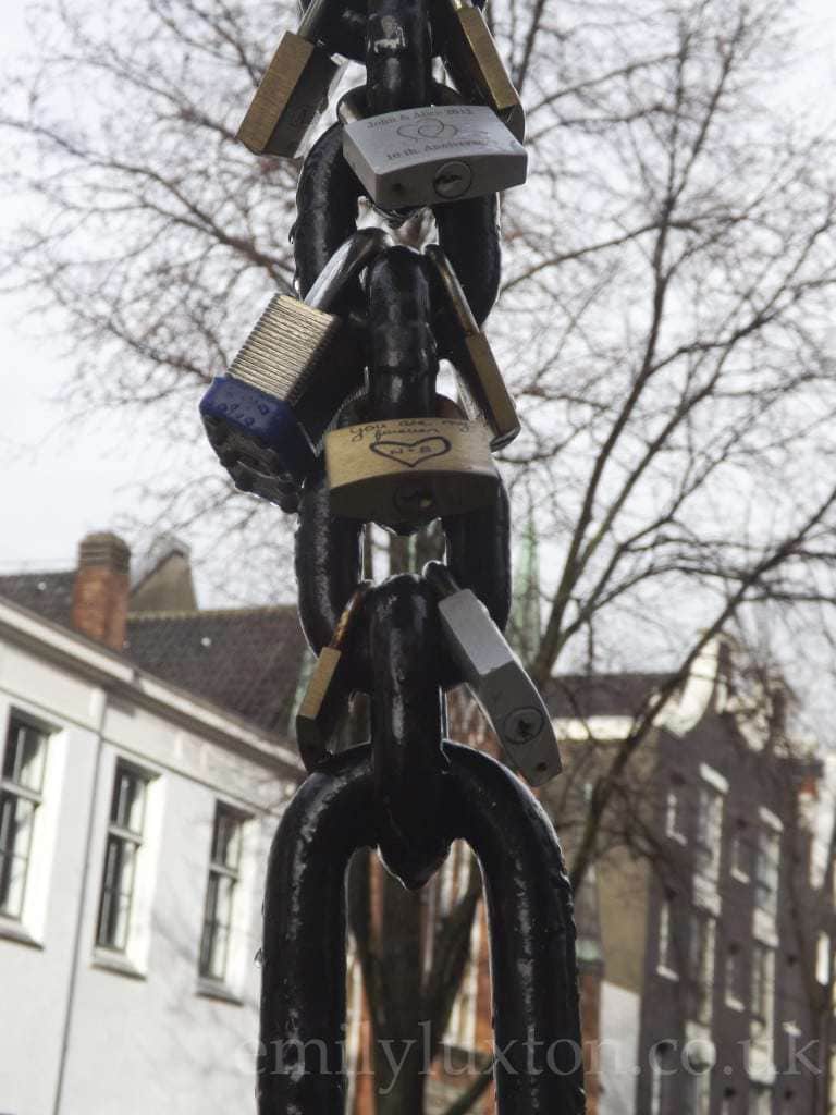 Love Lock bridge Amsterdam