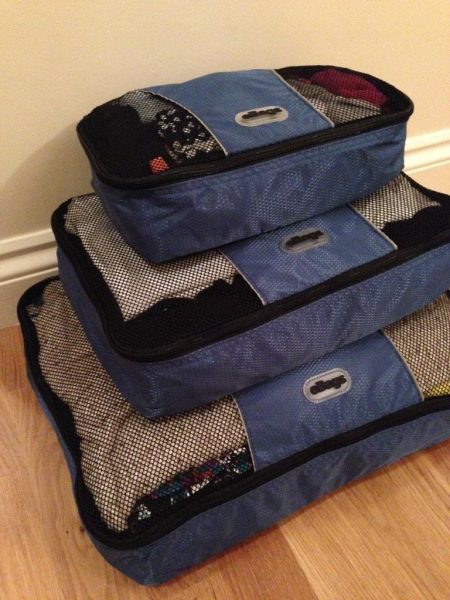 4 Set Compression Packing Cubes Travel Accessories - Brilliant