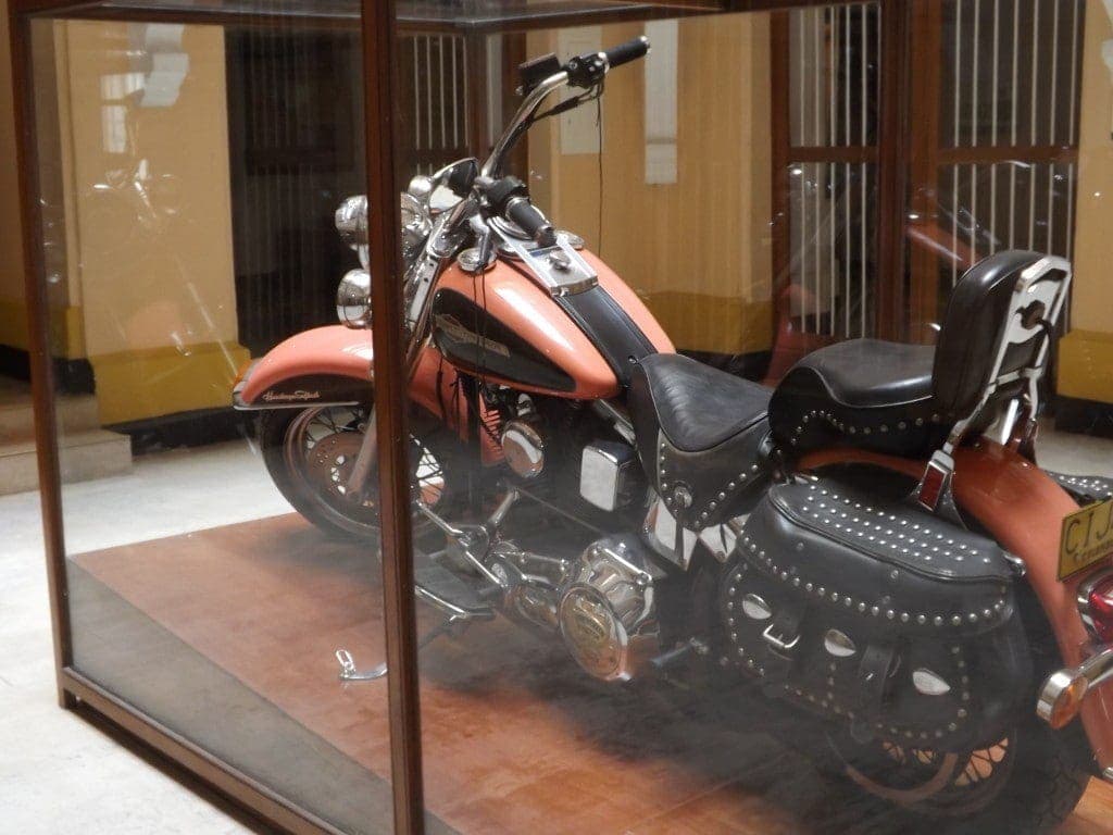 Museo de Policia, Pablo Escobar's motorbike