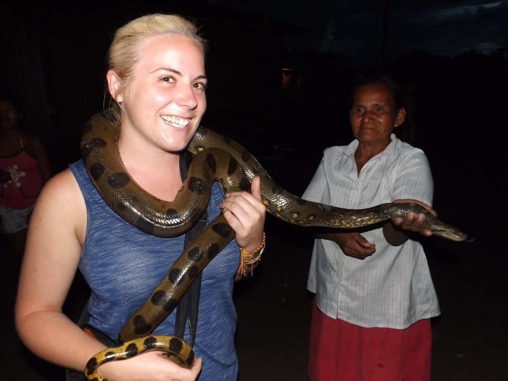 Amazon - Me with an Anaconda