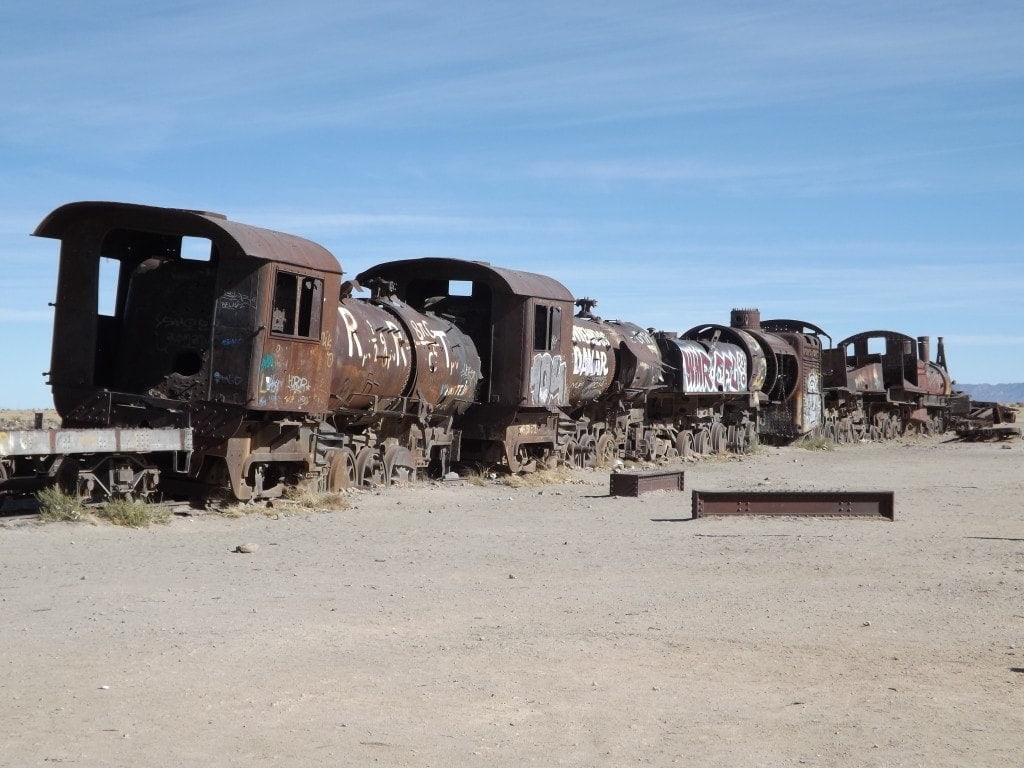 Train Cemetery Uyuni