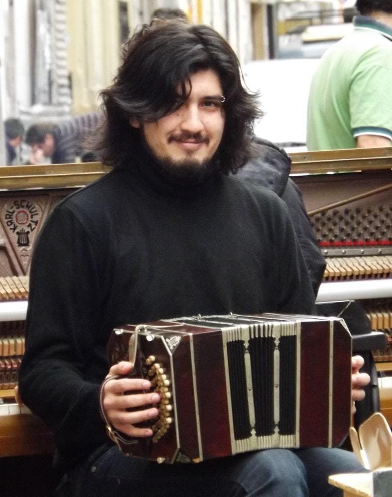 Musician at San Telmo Market, Buenos Aires