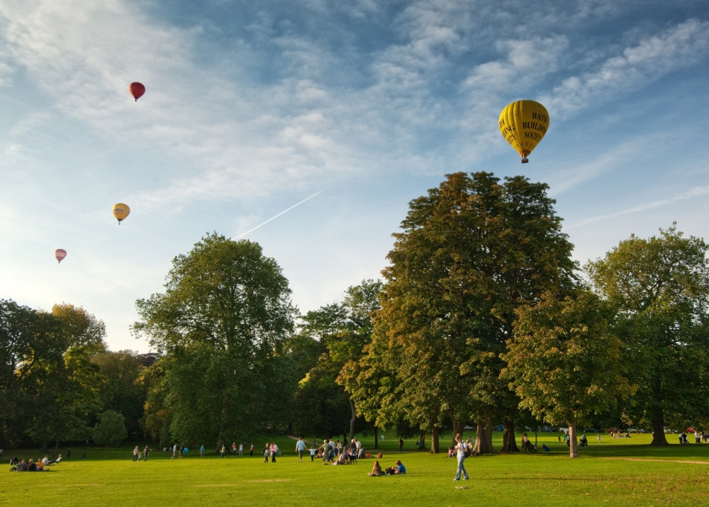 Royal Victoria Park in Bath - Balloon Festival