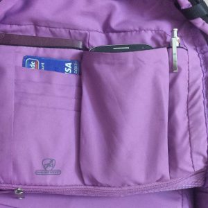 RFID Blocking passport/card slot and inner pockets