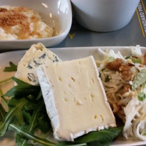 Meal on board the Eurostar