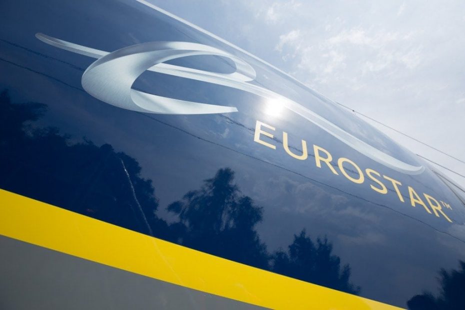 Close up of the Eurostar logo