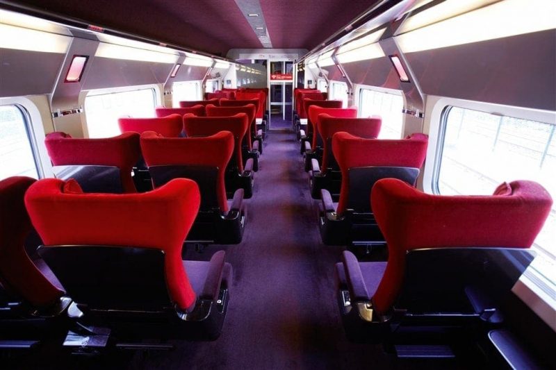 Thalys Comfort 1 Carriage Interior