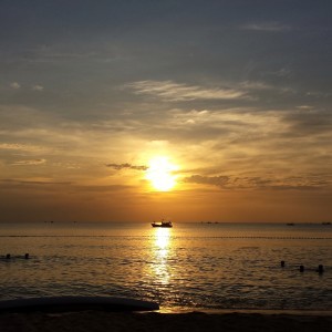 Sunset on Long Beach, Phu Quoc, Vietnam