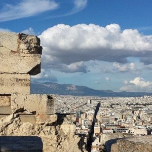 View of Athens from the Acropolis 