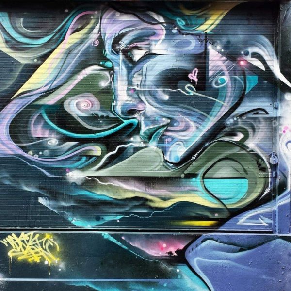 Mr Cenz mural in E1