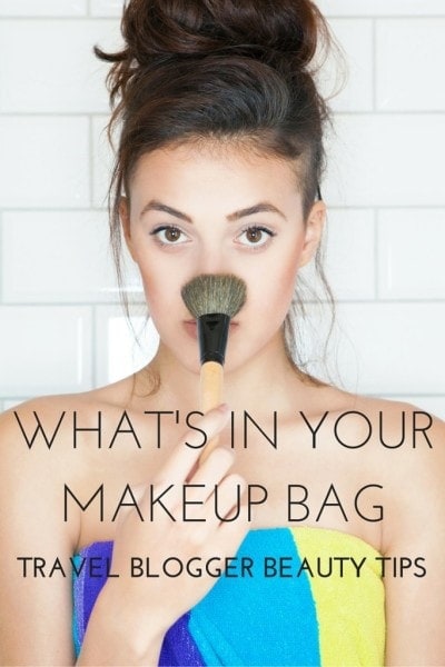 What's in your makeup bag: travel blogger beauty tips