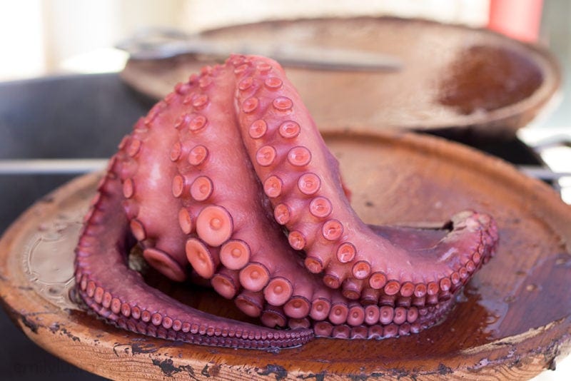 Galician food guide - pulpo de feira