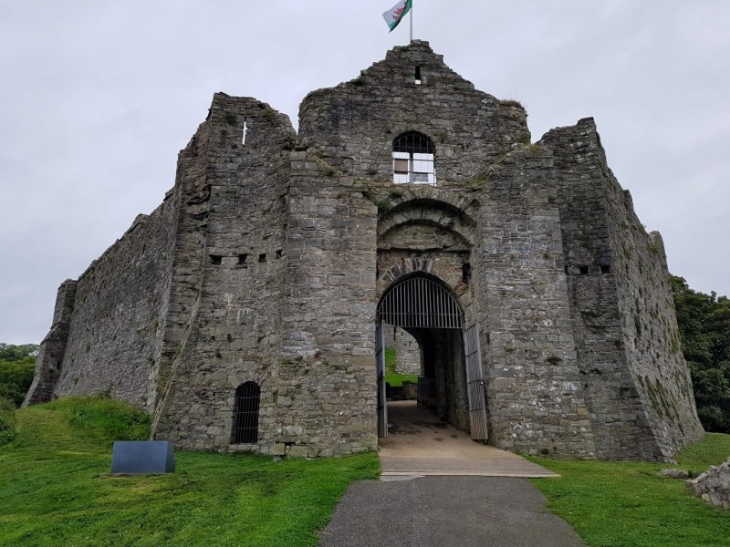 Oystermouth Castle Wales