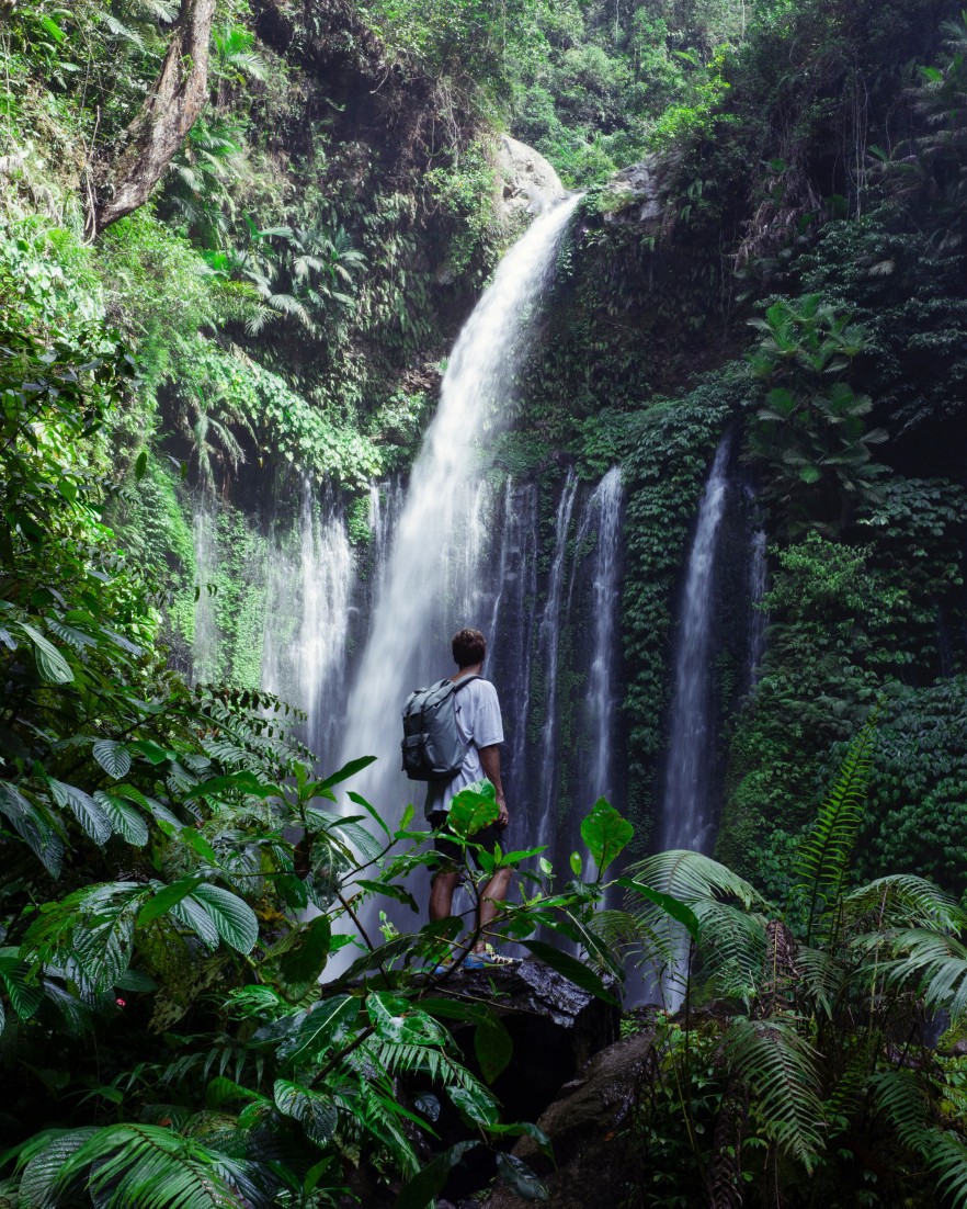 Sendang Gile Waterfall, Indonesia