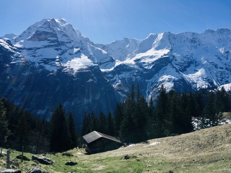 Gimmelwald Mountain Switzerland Europe