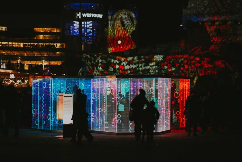 West Quay Shopping Centre Southampton at Night