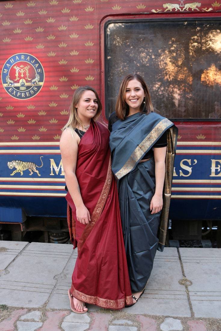 sari night on the Maharajas' Express