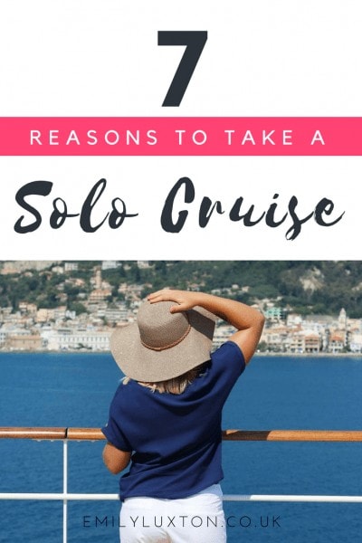 reasons to take a solo cruise