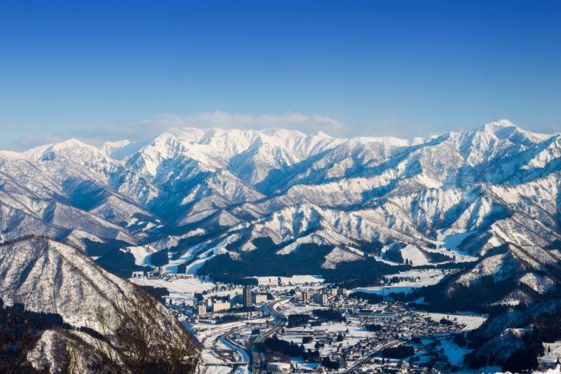 Yuzawa ski resort Japan