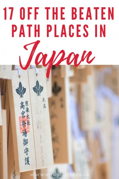 Alternative destinations in Japan