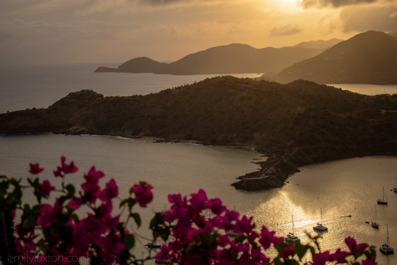 best time to visit antigua - sunset from shirley heights