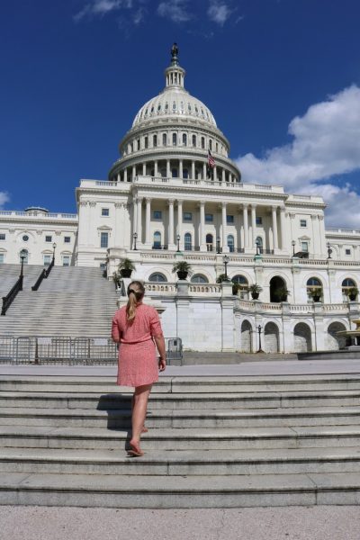 girl Capitol Building Washington DC