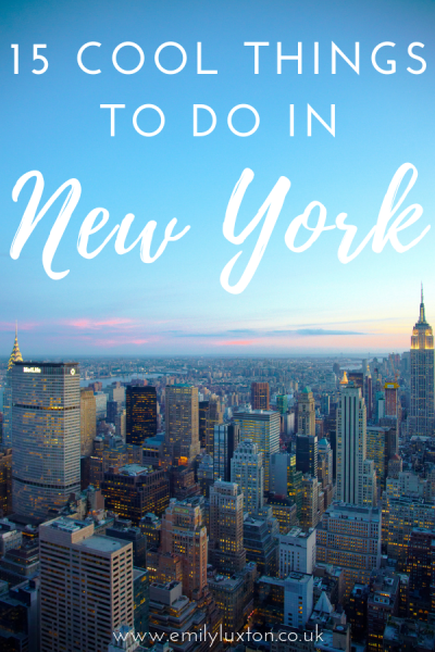 Cool things to do in NYC