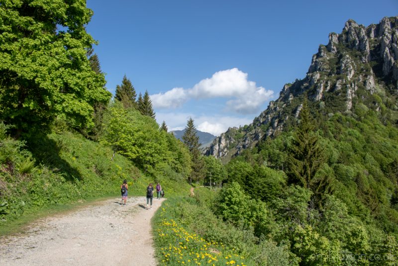 Mountain hike valle di ledro