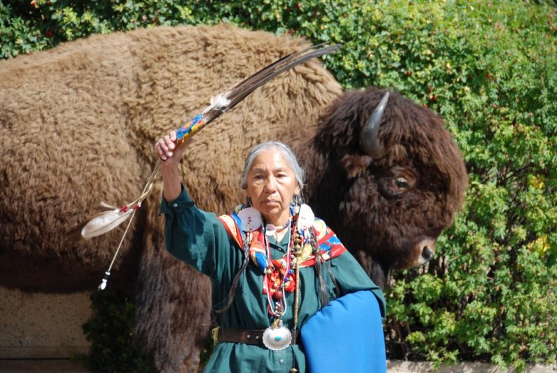 Blackfoor Woman Alberta Canada