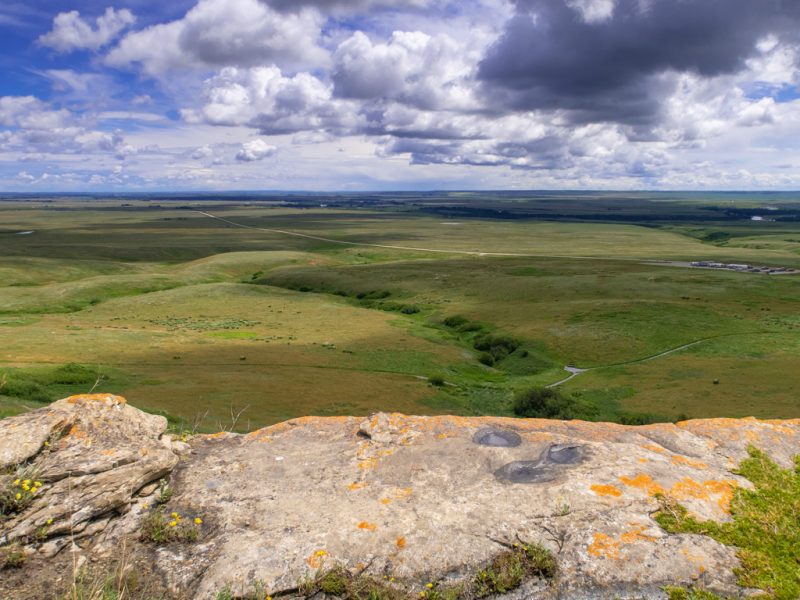 Head Smashed in Buffalo Jump Alberta Canada