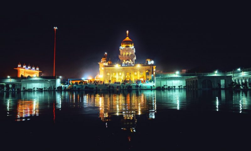 Connaught Place at night