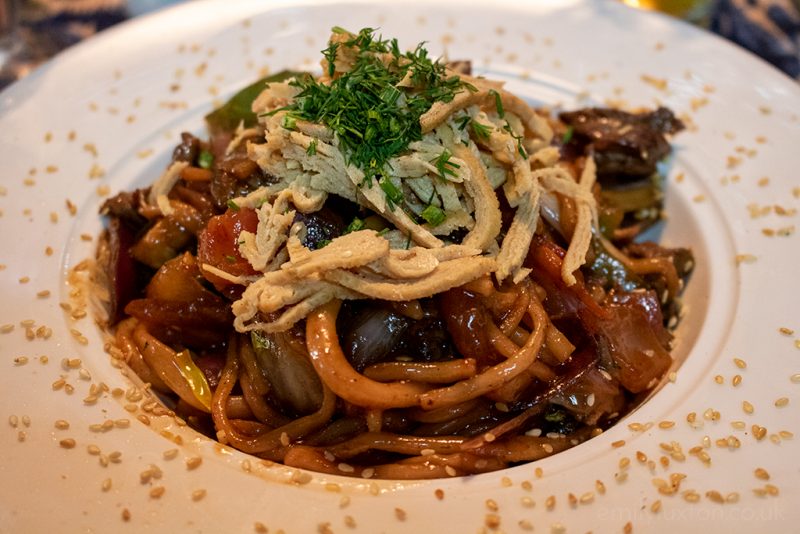 Lagman - noodle dish in Uzbekistan