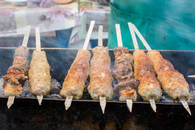 Uzbek Cuisine - Meat Skewers