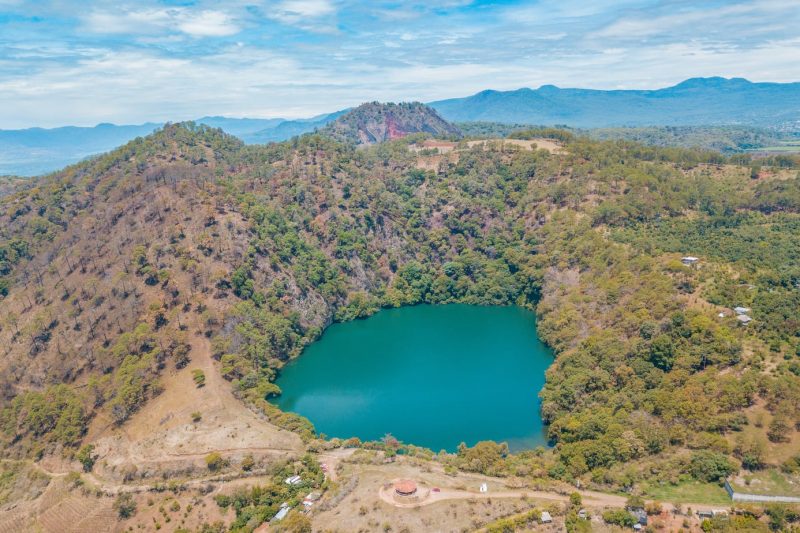 Volcanic Pool near Tacambaro Magic Town in Michoacan, Mexico