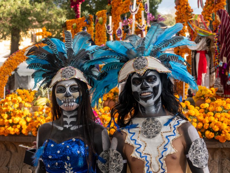 Catrina Parade in Patzcuaro mexico