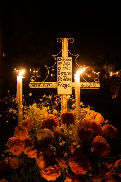 Cemetery for Dia de Muertos