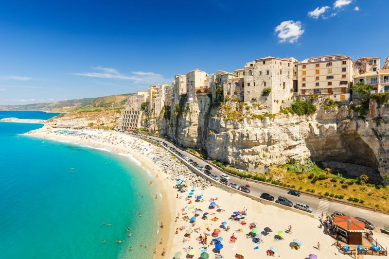 Tropea beach town in italy