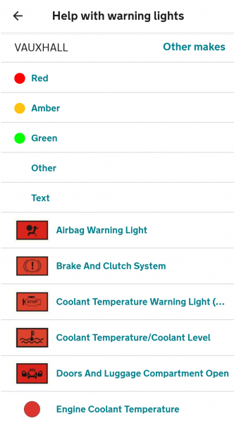 AA Smartbreakdown Warning Lights