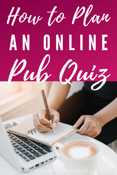 How to Plan an Online Pub Quiz 