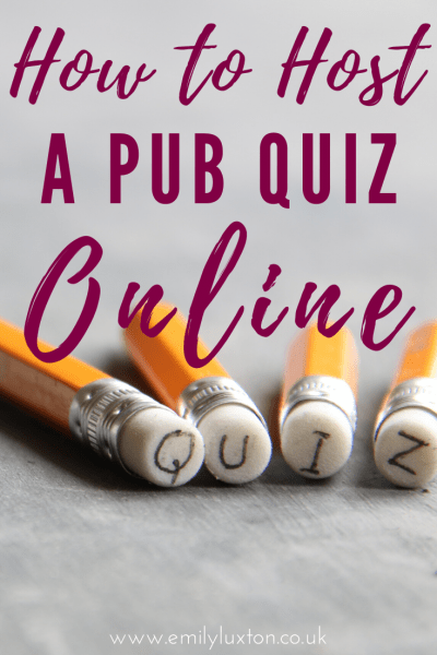 How to Plan an Online Pub Quiz 