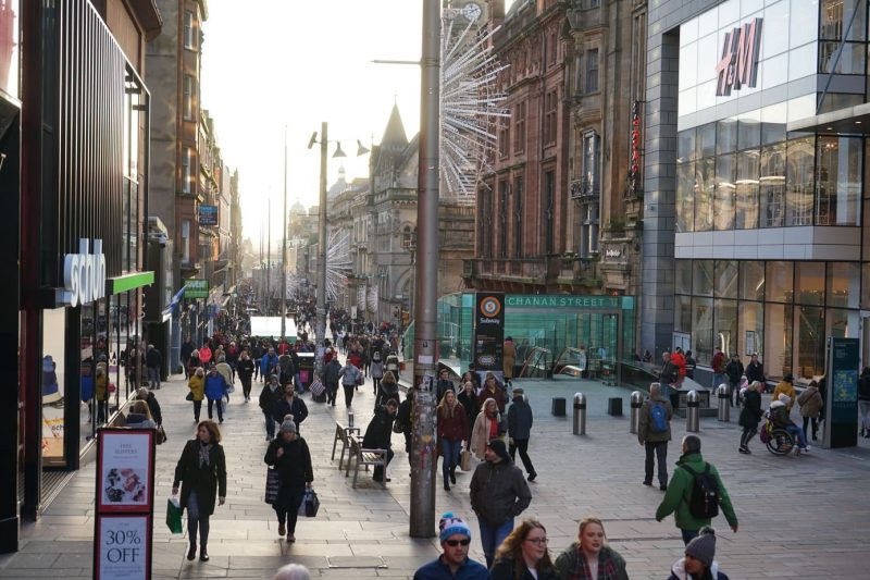 things to do in Glasgow - shopping in Buchanan Street