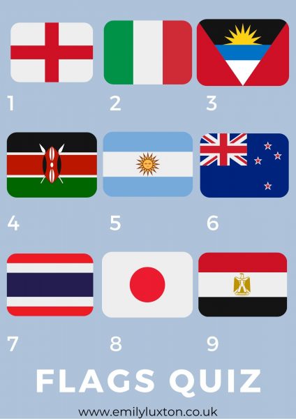 Flag picture quiz round