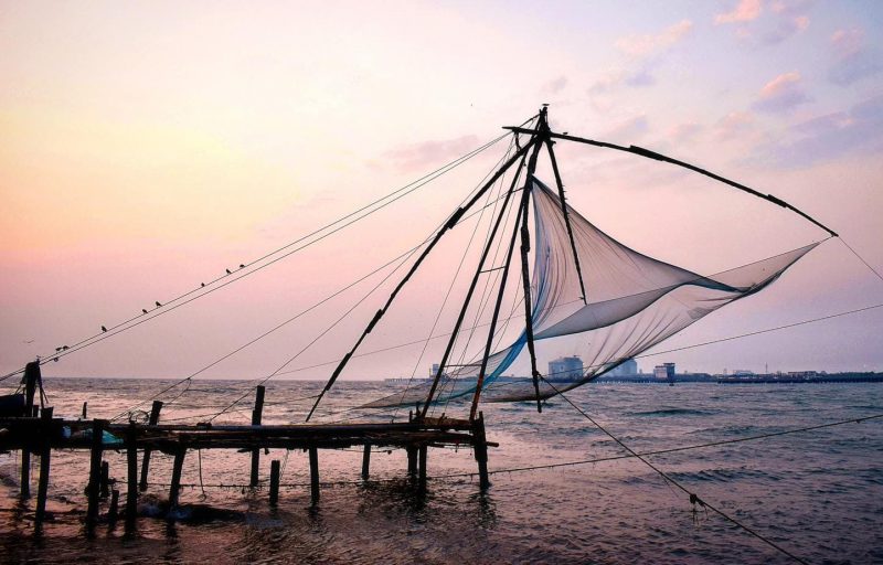 Fishing nets at Fort Kochi