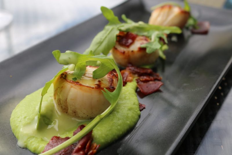 Scallops at Captains Club Hotel and Spa