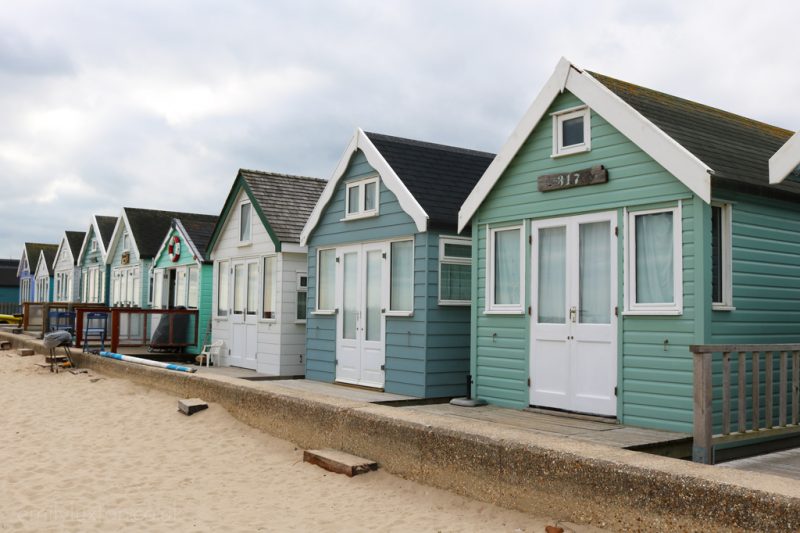 Beach Huts on Mudeford Spit