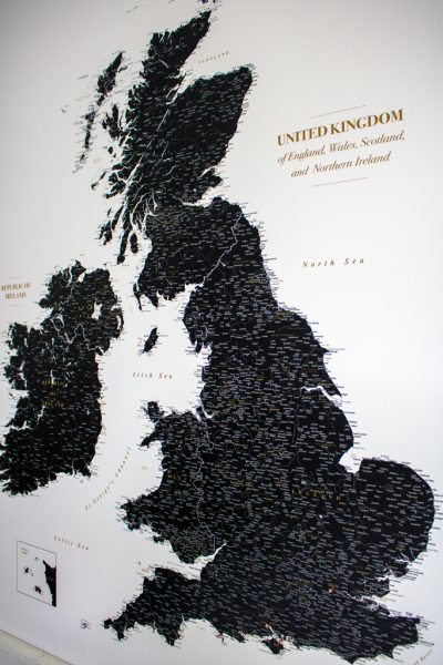 UK and Ireland Pin Map