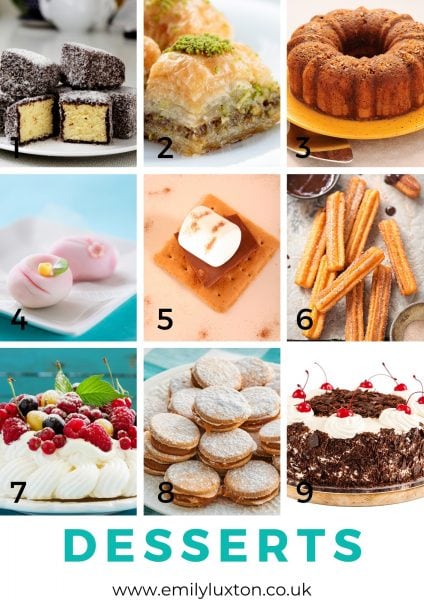 desserts around the world